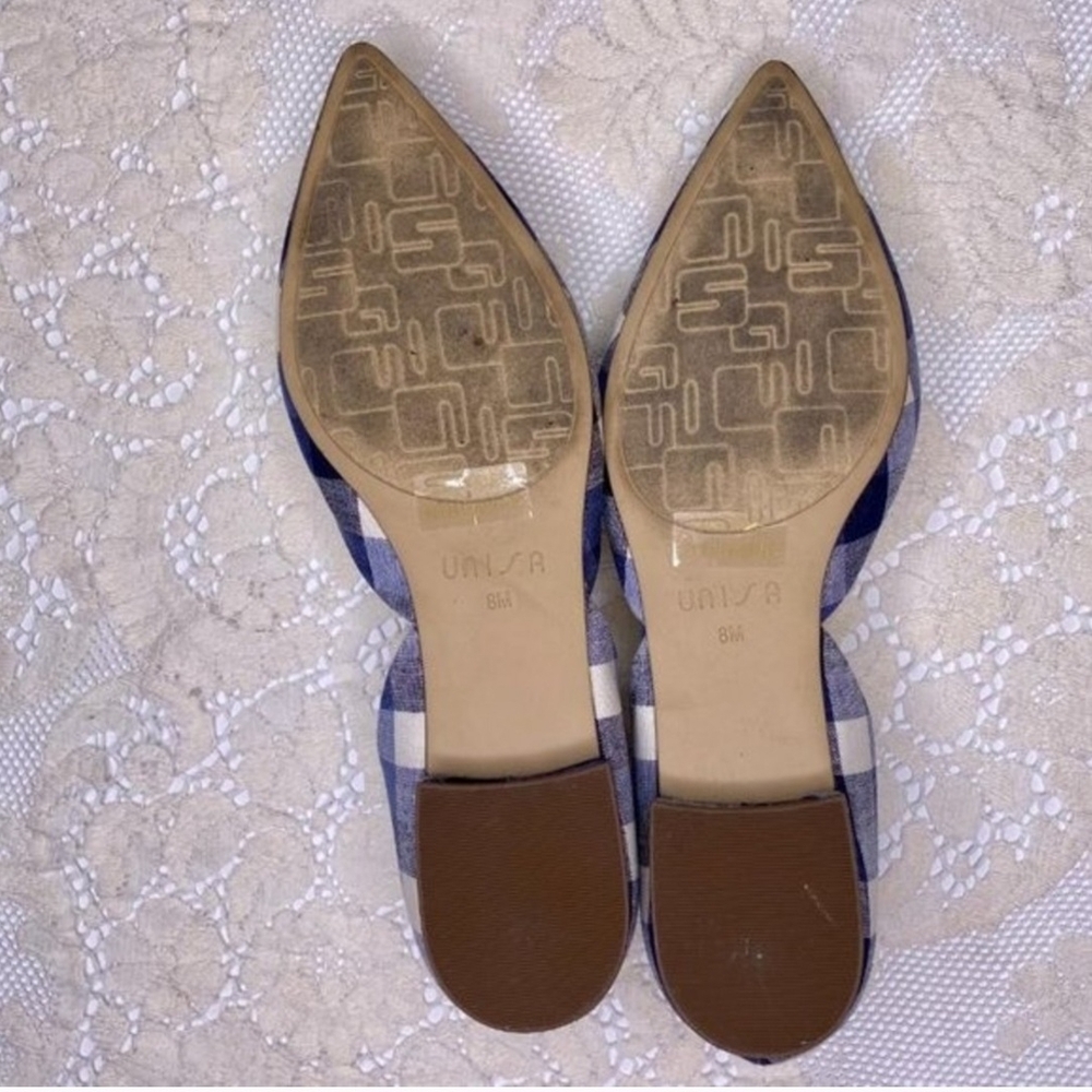 Unisa Blue Checkered Women's Flats - Picture 8 of 8